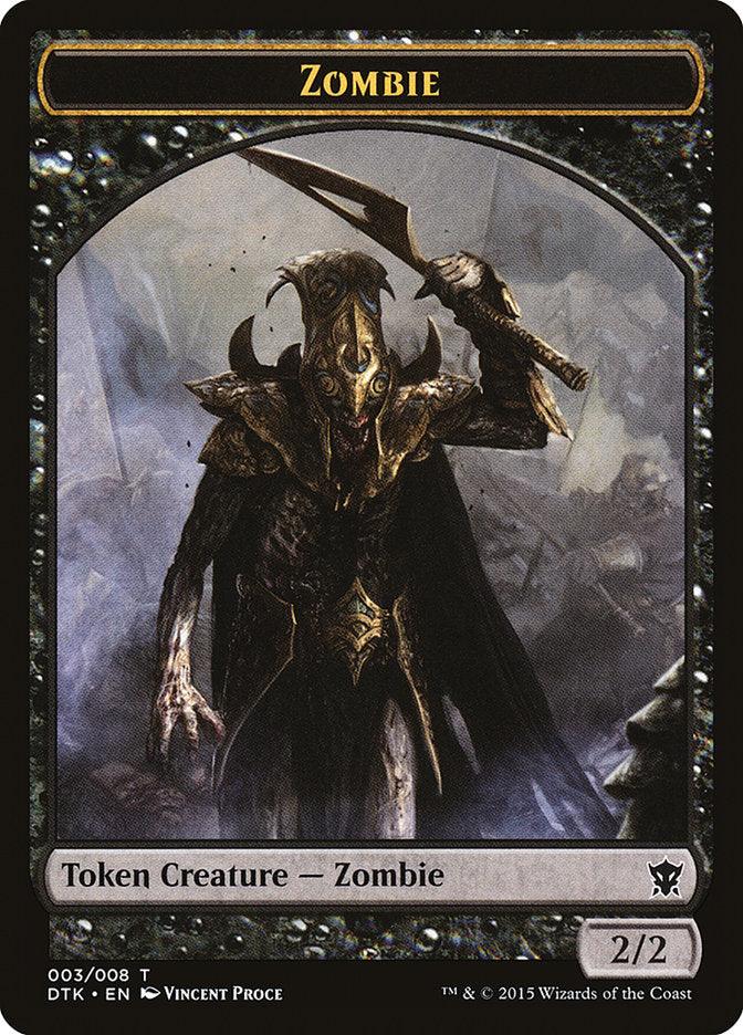 Zombie Token [Dragons of Tarkir Tokens] - Paradise Hobbies LLC