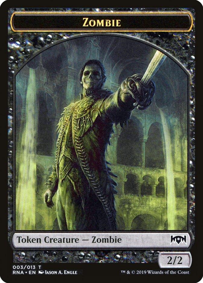 Zombie Token [Ravnica Allegiance Tokens] - Paradise Hobbies LLC