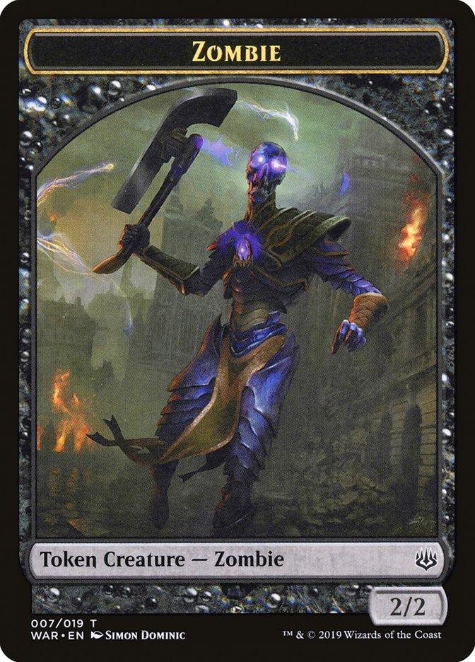 Zombie Token [War of the Spark Tokens] - Paradise Hobbies LLC